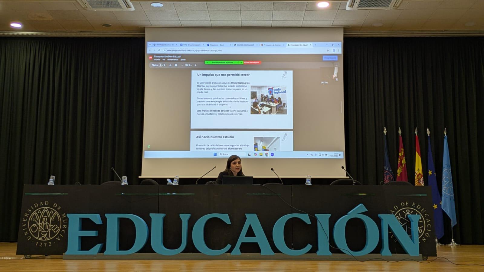 RADIO INFANTE PRESENTA UMUInnova´25 COMO EXPERIENCIA DE INNOVACIÓN EDUCATIVA